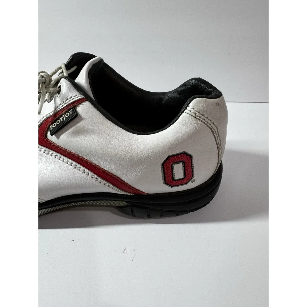 Ohio State Footjoy Contour Series Mens 54320 Size 12 Leather Golf Shoes